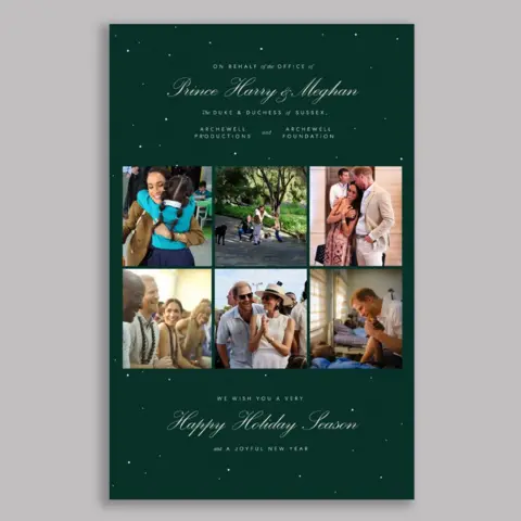 Harry and Meghan Christmas Card