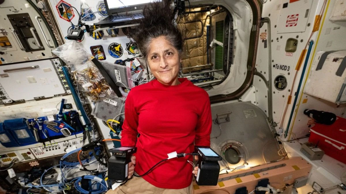 Sunita Williams Farming Lettuce In Space