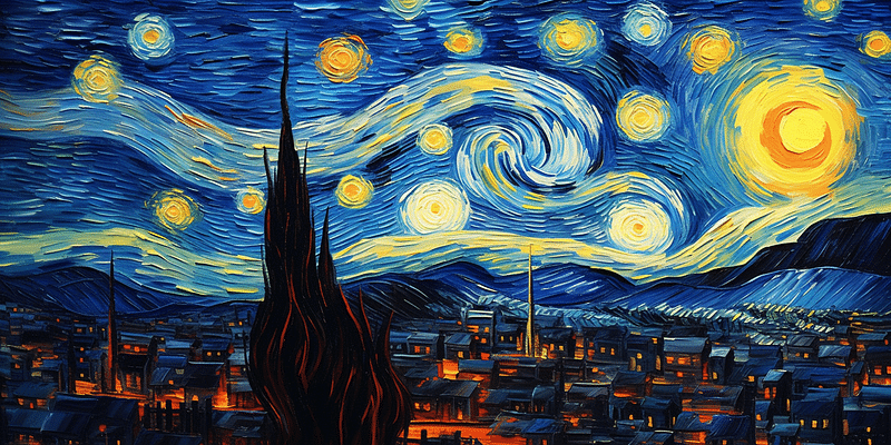 Vincent Van Gogh’s THE STARRY NIGHT
