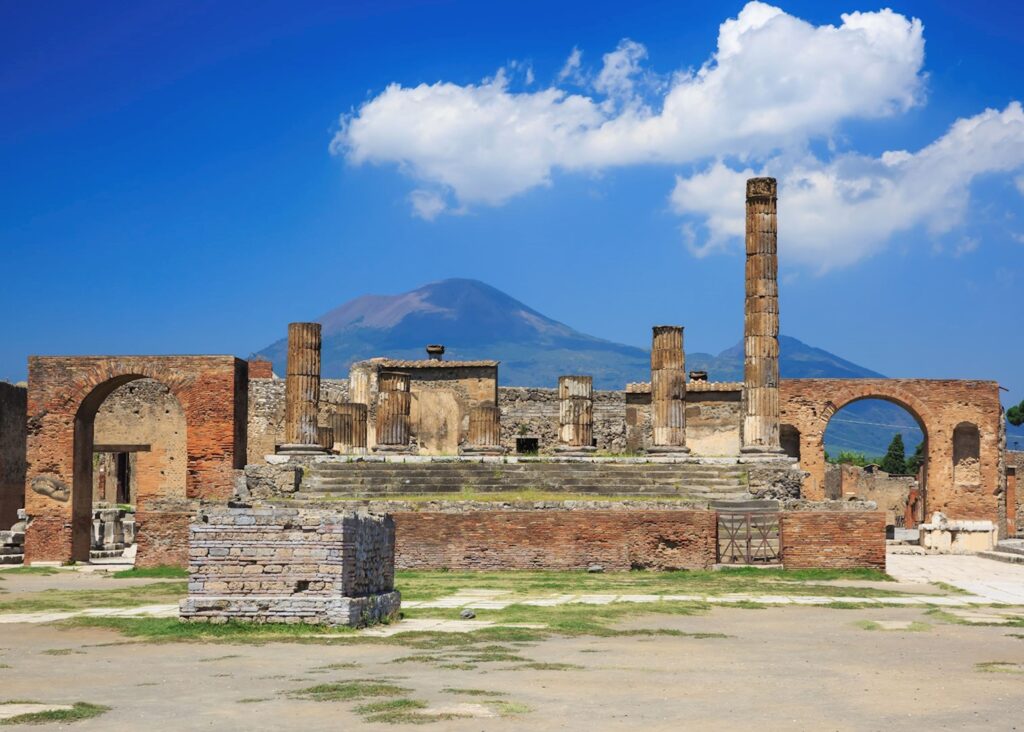 old cities Pompeii, Italy