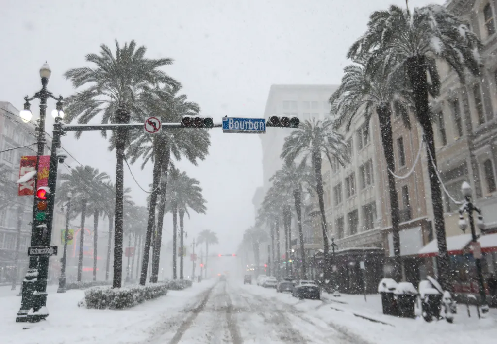 Winter Storm Paralyzes Texas and Louisiana