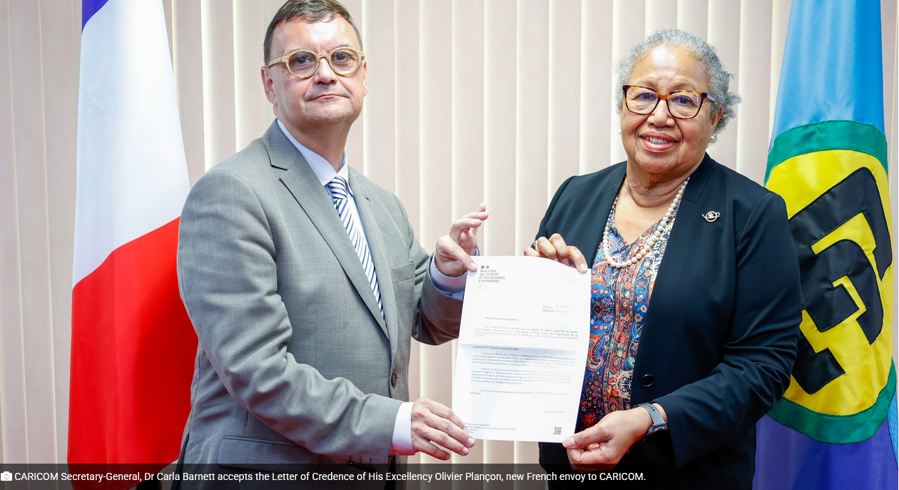 CARICOM Deepens Ties With France As New Ambassador Begins Tenure