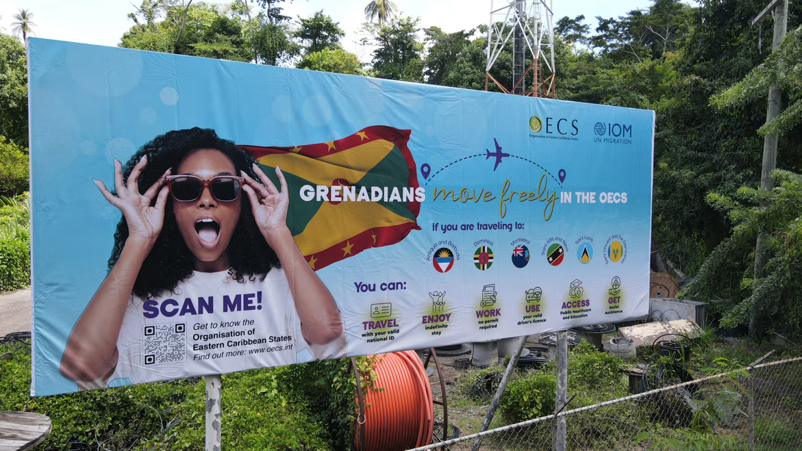 Caribbean: ‘Free Movement’ Billboards Launched In Grenada Says OECS