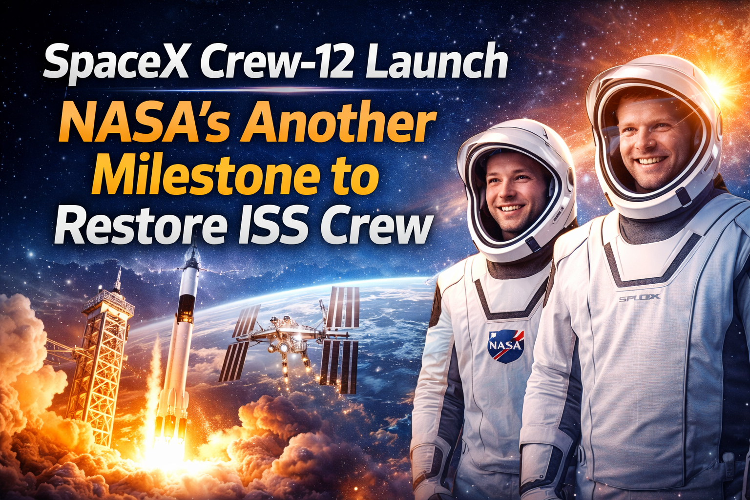 SpaceX Crew-12 Launch