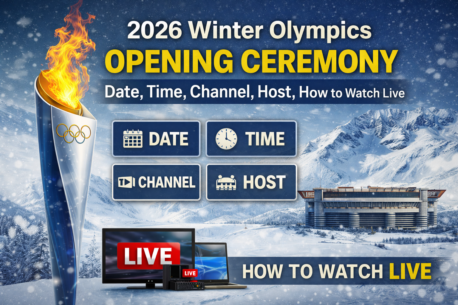 2026 Winter Olympics Opening Ceremony