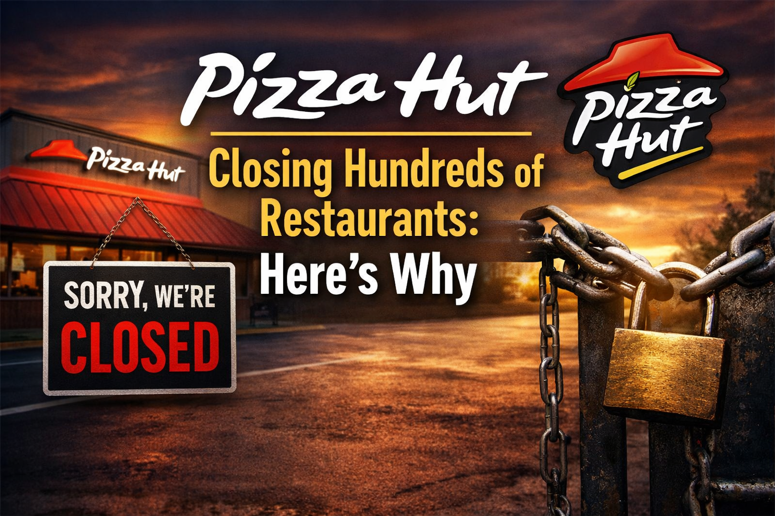 Pizza Hut Closing Hundreds of Restaurants