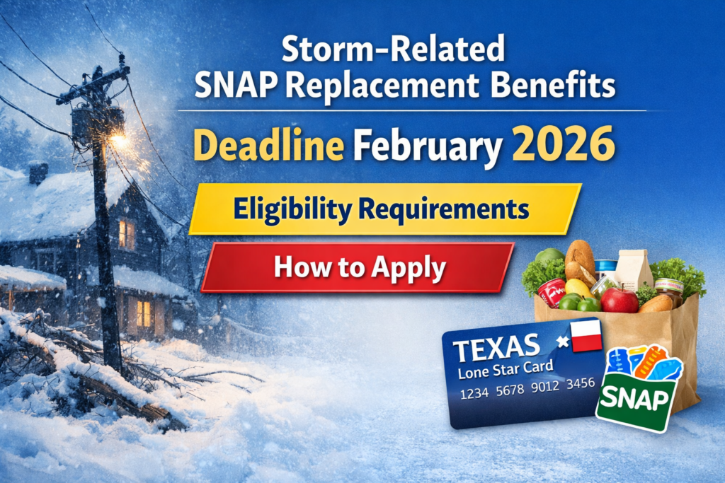 SNAP Replacement Benefits Deadline February 2026