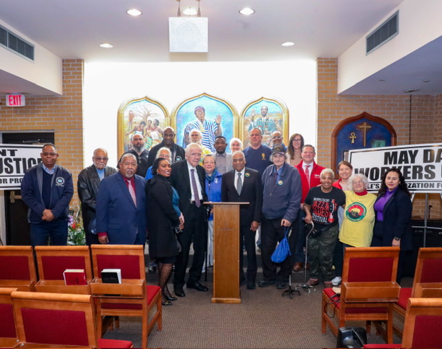 Coalition Of Union Leaders And Community Activists Calling For People To Protest On May Day