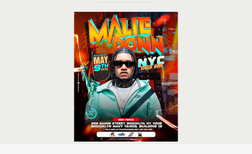 Dancehall Phenomenon Malie Donn Sparks Frenzy In Brooklyn Ahead Of “NYC Take Over”