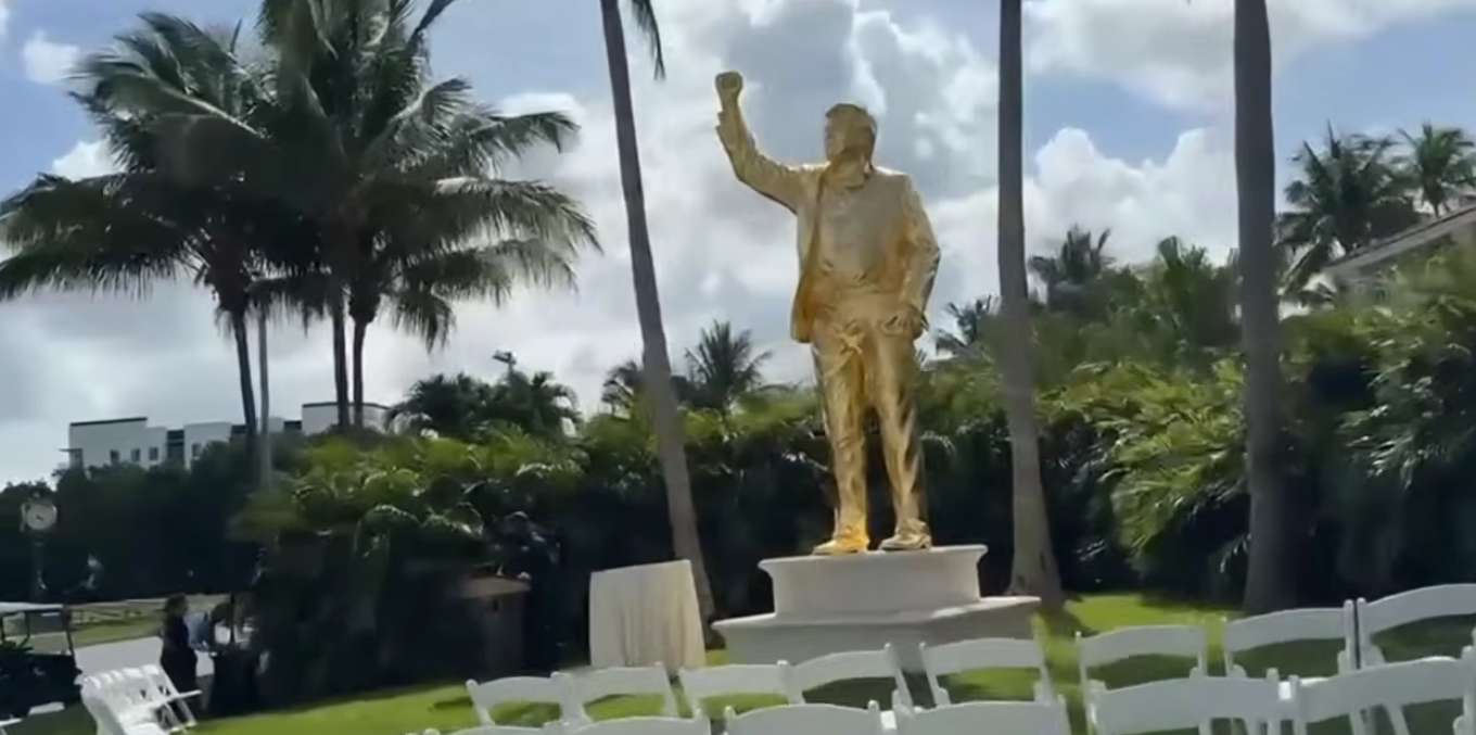 Trump Statue’s Symbolism To Biblical Golden Calf Captures Narcissistic, Psychopathic Character Of Trump