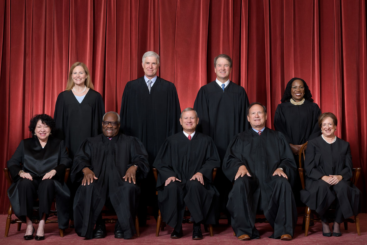 John Roberts And Klancestor Supreme Court Justices Should Be Wearing White Hoods Instead